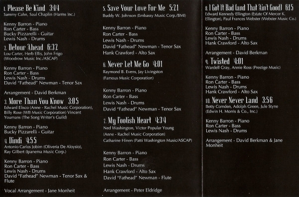 Jane Monheit - Never Never Land (CD, Album) (Near Mint (NM or M-)) - Image 4