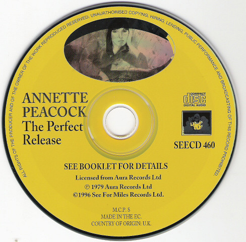 Annette Peacock - The Perfect Release (CD, Album, RE) (Near Mint (NM or M-)) - Image 3