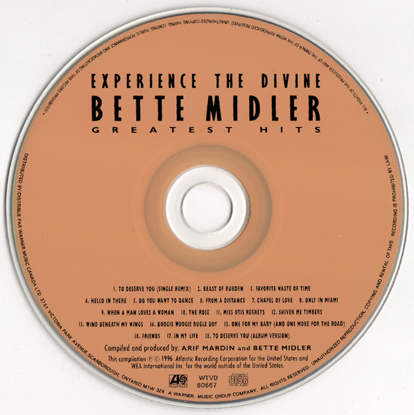 Bette Midler - Experience The Divine (Greatest Hits) (CD, Comp) (Near Mint (NM or M-)) - Image 3