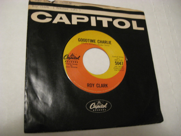 Roy Clark - Goodtime Charlie / Application For Love (7", Single) (Good Plus (G+))