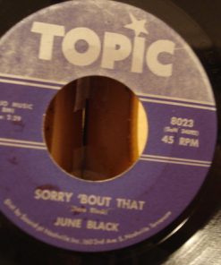 Alternative view of June Black - Curtains (7") (Very Good (VG))