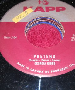 Alternative view of Georgia Gibbs - Hamburgers, Frankfurters And Potato Chips (7", Single) (Very Good Plus (VG+))