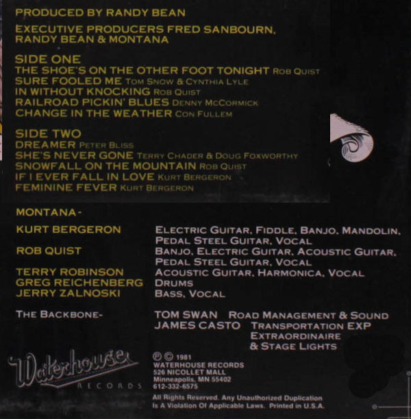 Montana (17) - Change In The Weather (LP, Album) (Mint (M)) - Image 3