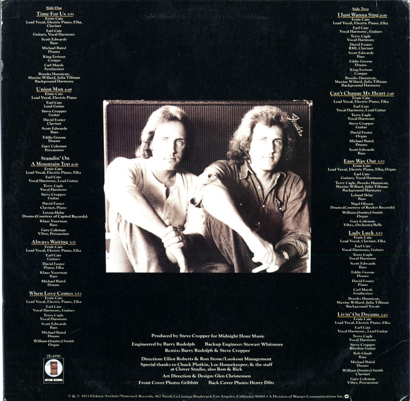 Cate Brothers - Cate Bros. (LP, Album, CP ) (Mint (M)) - Image 2