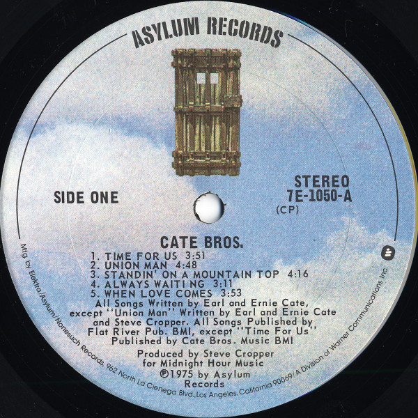 Cate Brothers - Cate Bros. (LP, Album, CP ) (Mint (M)) - Image 3