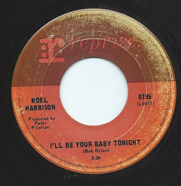 Noel Harrison - The Great Electric Experiment Is Over / I'll Be Your Baby Tonight (7", Single) (Near Mint (NM or M-)) - Image 2
