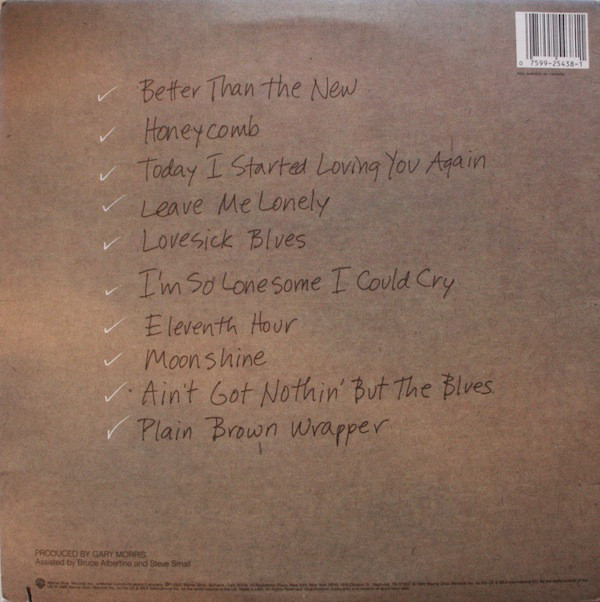 Gary Morris - Plain Brown Wrapper (LP, Album, Spe) (Mint (M)) - Image 2