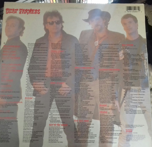 The Beat Farmers - The Pursuit Of Happiness (LP, Album) (Mint (M)) - Image 2