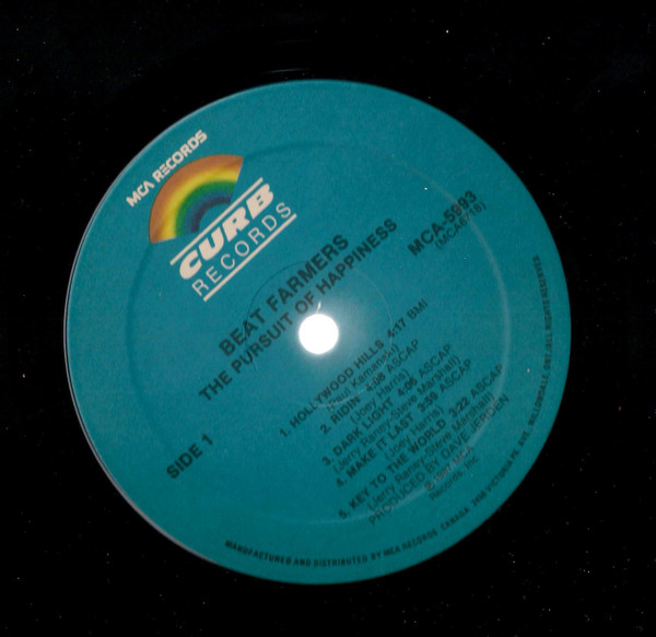 The Beat Farmers - The Pursuit Of Happiness (LP, Album) (Mint (M)) - Image 3