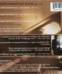 Alternative view of Johann Sebastian Bach - Murray Perahia, The Academy Of St. Martin-in-the-Fields - Keyboard Concertos Nos. 1, 2 & 4 (CD, Album) (Near Mint (NM or M-))