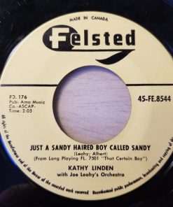 Kathy Linden - Just A Sandy Haired Boy Called Sandy / Kissin' Conversation (7") (Very Good (VG))