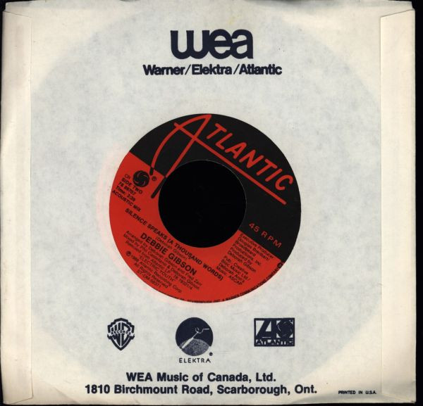 Debbie Gibson - Lost In Your Eyes (7") (Near Mint (NM or M-)) - Image 4