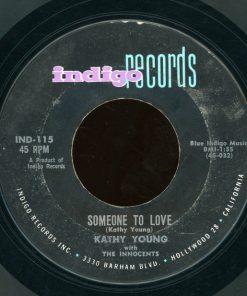 Alternative view of Kathy Young With The Innocents (2) - Happy Birthday Blues (7", Single, Styrene, Mon) (Very Good Plus (VG+))