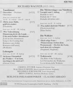 Alternative view of Richard Wagner, Cheryl Studer, Waltraud Meier, Siegfried Jerusalem, Bryn Terfel, Berliner Philharmoniker, Claudio Abbado - Wagner-Gala (Live From Berlin 31 December 1993) (CD, Album) (Near Mint (NM or M-))