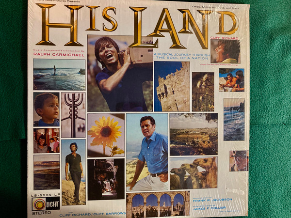 Cliff Richard & Cliff Barrows With Ralph Carmichael Orchestra And The Ralph Carmichael Singers - His Land (LP, Album) (Mint (M))