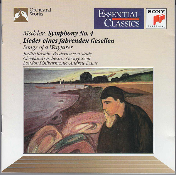 Gustav Mahler, Judith Raskin, Frederica von Stade, The Cleveland Orchestra, George Szell, London Philharmonic Orchestra, Andrew Davis - Symphony No. 4 / Lieder Eines Fahrenden Gesellen (CD, Comp, RE, RM) (Near Mint (NM or M-))