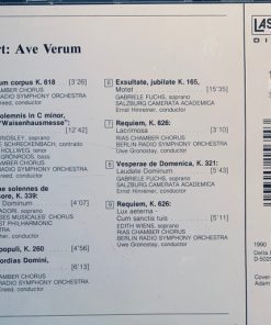 Alternative view of Wolfgang Amadeus Mozart - Ave Verum Highlights (CD, Album) (Near Mint (NM or M-))