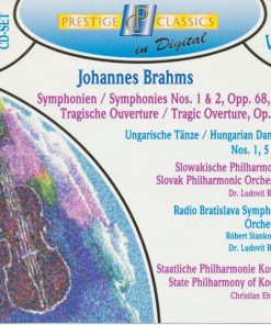 Johannes Brahms - Symphonies Nos. 1 & 2, Opp. 68, 73  / Tragic Overture, Op. 81 / Hungarian Dances, Nos. 1, 5 & 6 (2xCD, Comp) (Near Mint (NM or M-))