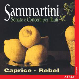 Giuseppe Sammartini - Ensemble Caprice, Ensemble Rebel - Sonate E Concerti Per Flauti (CD, Album) (Near Mint (NM or M-))