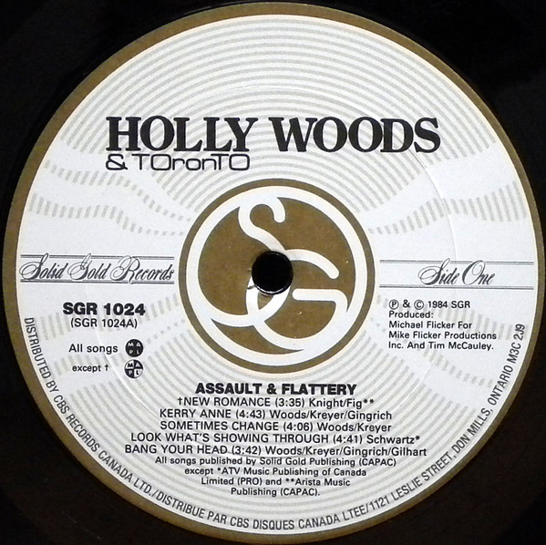 Holly Woods & Toronto (4) - Assault & Flattery (LP, Album) (Mint (M)) - Image 3
