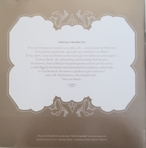 Natalie Cole - Still Unforgettable (CD, Album, jew) (Mint (M)) - Image 2