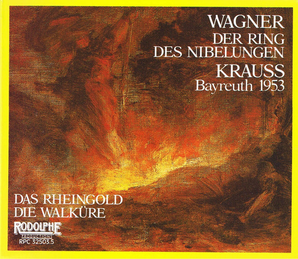 Richard Wagner – Clemens Krauss, Astrid Varnay, Regina Resnik, Ramón Vinay, Wolfgang Windgassen, Hans Hotter, Gustav Neidlinger, Josef Greindl - Der Ring Des Nibelungen: Bayreuth 1953 (7xCD, Mono, RE, RM, Multichannel + Box, 2 j) (Near Mint (NM or M-))
