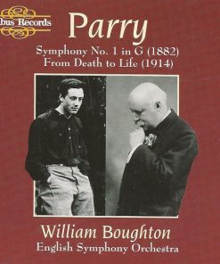 Charles Hubert Hastings Parry, William Boughton, English Symphony Orchestra - Parry: Symphony No. 1 In G; From Death To Life (CD, Album, Amb) (Near Mint (NM or M-))