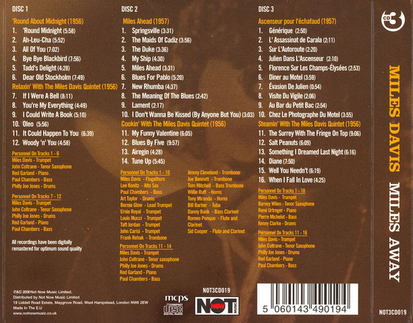 Miles Davis - Miles Away (3xCD, Comp) (Mint (M)) - Image 2