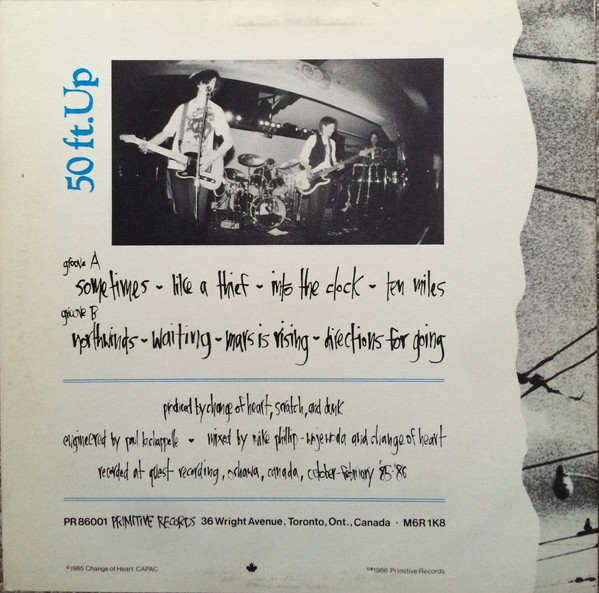 Change Of Heart - 50 Ft. Up (LP, Album) (Mint (M)) - Image 2