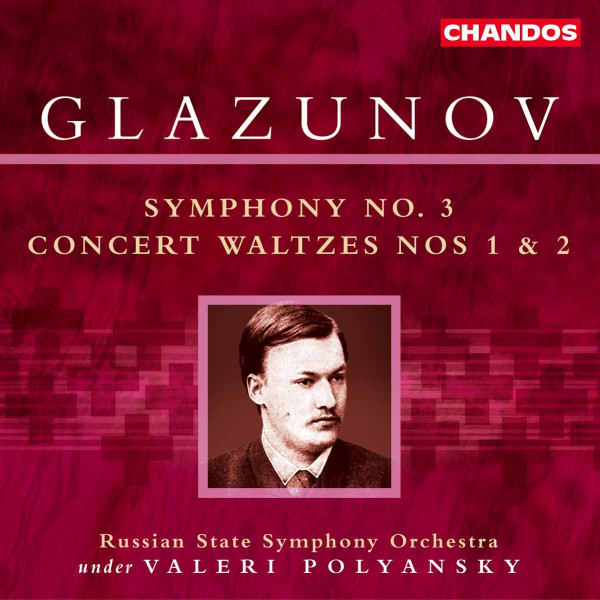 Alexander Glazunov - Russian State Symphony Orchestra, Valery Polyansky - Symphony No. 3 / Concert Waltzes Nos 1 & 2 (CD, Album) (Near Mint (NM or M-))