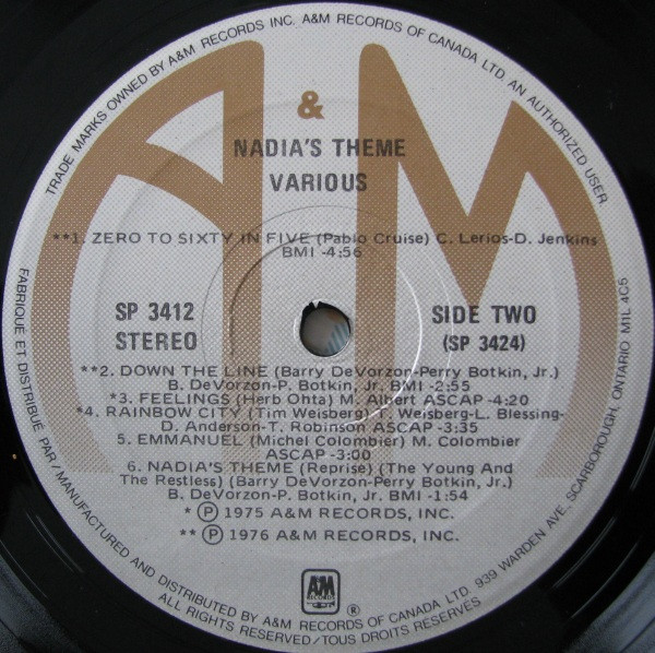 Various - Nadia's Theme (The Young And The Restless) (LP, Comp) (Mint (M)) - Image 4