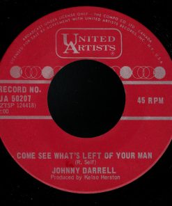 Alternative view of Johnny Darrell - Passin’ Through / Come See What’s Left Of Your Man (7", Single) (Very Good (VG))