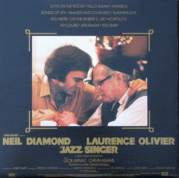 Neil Diamond - The Jazz Singer (Original Songs From The Motion Picture) (LP, Album, Gat) (Mint (M)) - Image 3