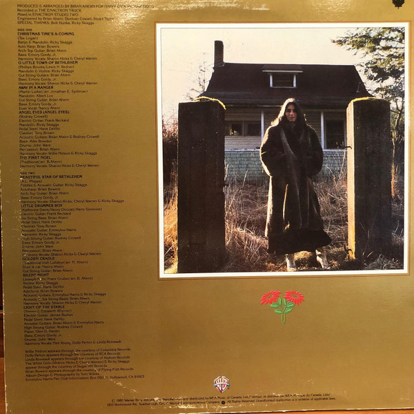 Emmylou Harris - Light Of The Stable - The Christmas Album (LP, Album) (Mint (M)) - Image 2