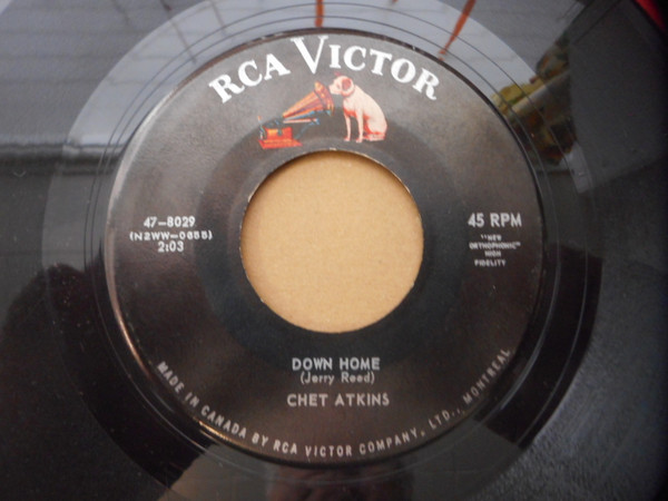 Chet Atkins - Melissa / Down Home (7", Single) (Near Mint (NM or M-)) - Image 2