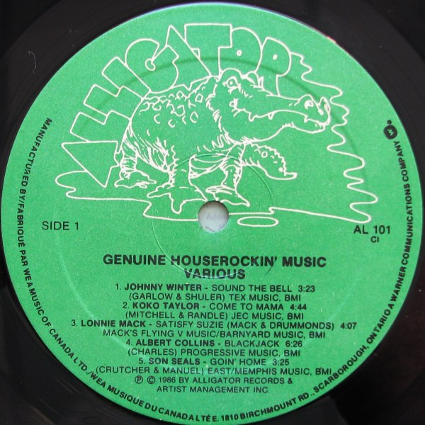 Various - Genuine Houserockin' Music (LP, Comp) (Mint (M)) - Image 3