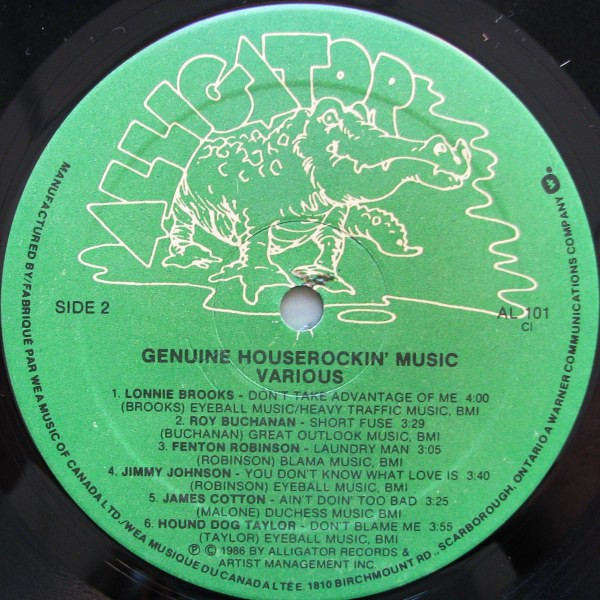 Various - Genuine Houserockin' Music (LP, Comp) (Mint (M)) - Image 4