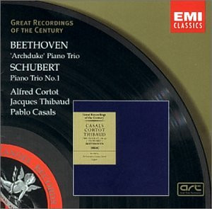 Alfred Cortot, Jacques Thibaud, Pablo Casals, Ludwig van Beethoven, Franz Schubert - Beethoven & Schubert: Piano Trios (CD, Comp, Mono, RP) (Mint (M))