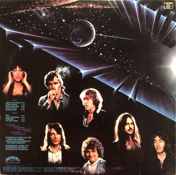 Jefferson Starship - Earth (LP, Album) (Mint (M)) - Image 2