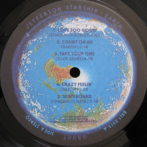 Jefferson Starship - Earth (LP, Album) (Mint (M)) - Image 3
