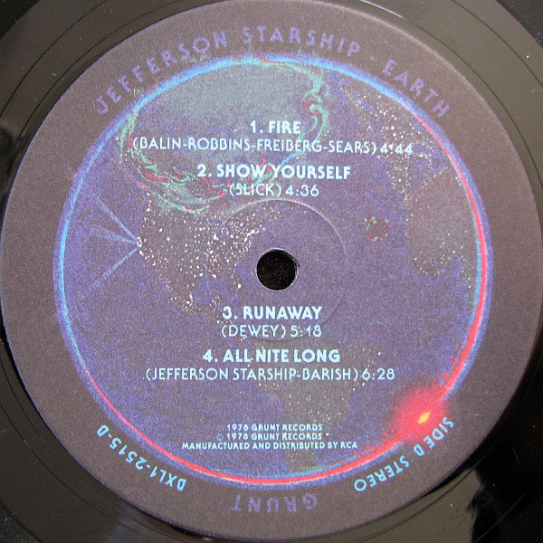 Jefferson Starship - Earth (LP, Album) (Mint (M)) - Image 4