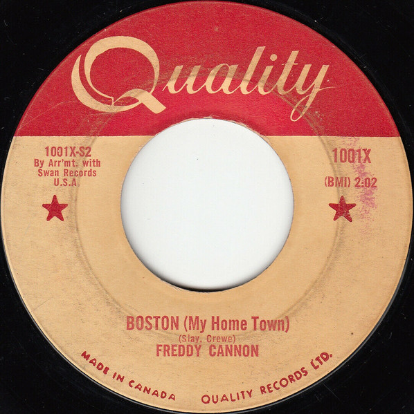Freddy Cannon - Chattanoogie Shoe Shine Boy (7", Single) (Very Good Plus (VG+)) - Image 2