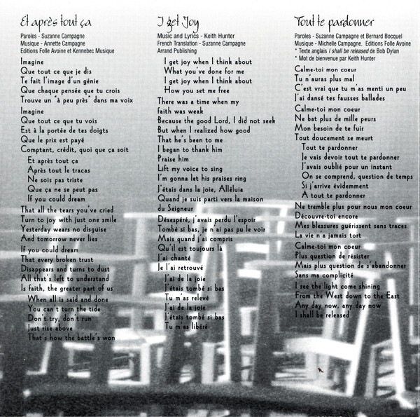 Hart Rouge, Keith Hunter And The Witness For Christ Choir - Bonsoir Québec (CD, Album) (Near Mint (NM or M-)) - Image 2