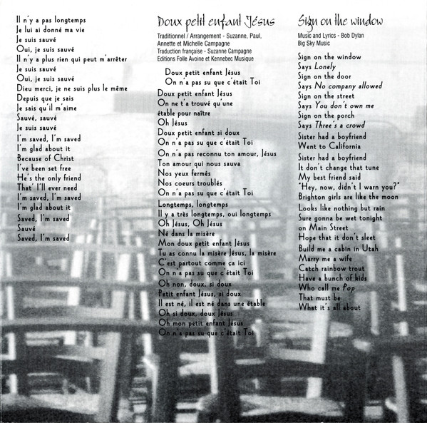 Hart Rouge, Keith Hunter And The Witness For Christ Choir - Bonsoir Québec (CD, Album) (Near Mint (NM or M-)) - Image 4