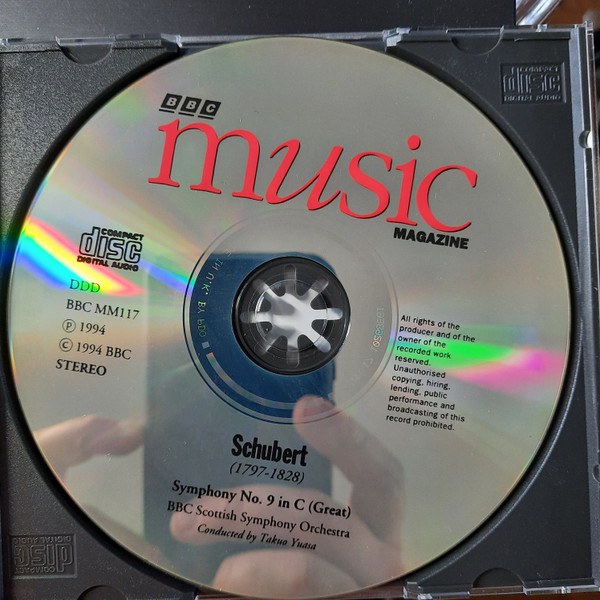 Franz Schubert, BBC Scottish Symphony Orchestra, Takuo Yuasa - Symphony No. 9 In C (Great) (CD) (Near Mint (NM or M-)) - Image 4