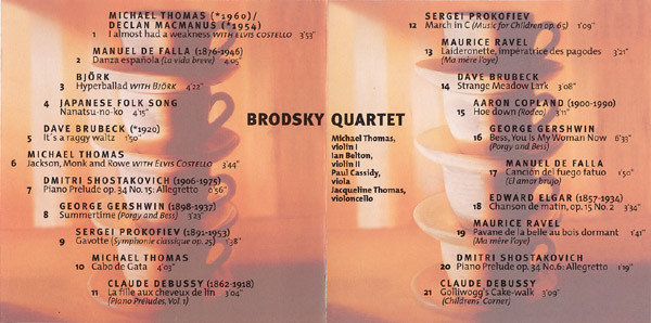 Brodsky Quartet Featuring Björk & Elvis Costello - Best Of Brodsky Quartet (CD, Comp) (Near Mint (NM or M-)) - Image 4
