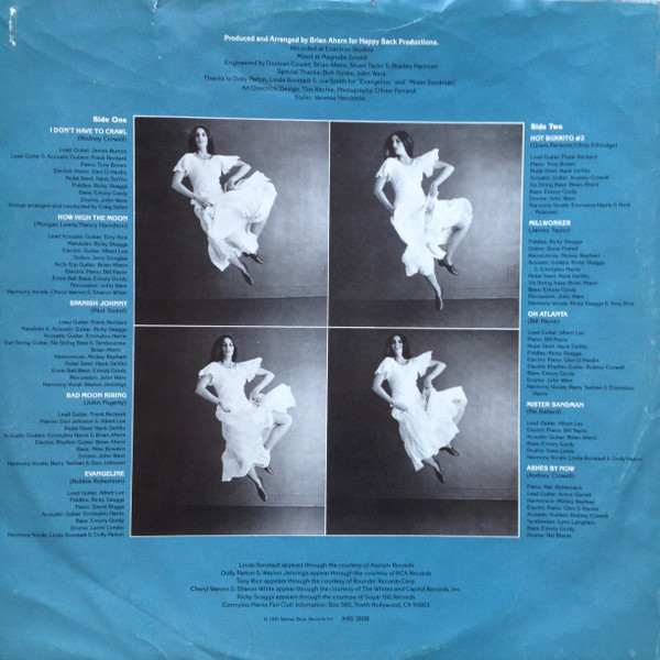 Emmylou Harris - Evangeline (LP, Album) (Mint (M)) - Image 5