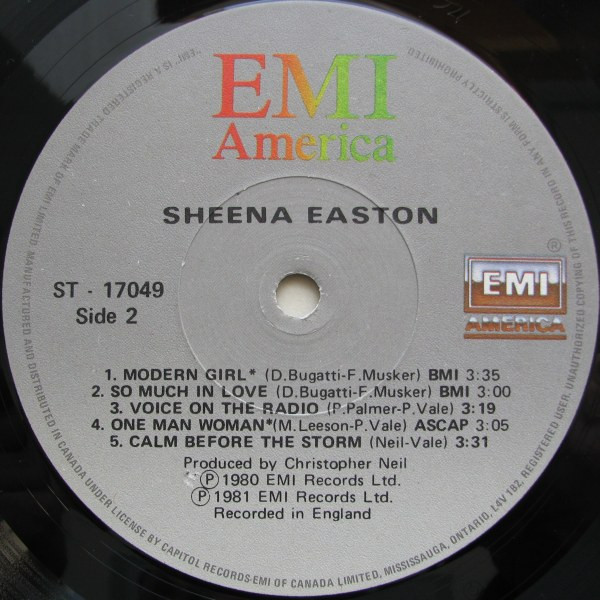 Sheena Easton - Sheena Easton (LP, Album) (Mint (M)) - Image 4