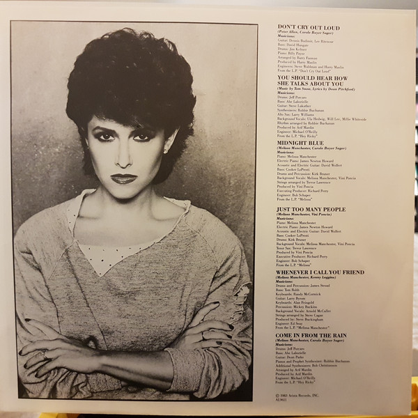 Melissa Manchester - Greatest Hits (LP, Comp) (Mint (M)) - Image 5