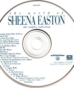 Sheena Easton - The World Of Sheena Easton - The Singles Collection (CD, Comp) (Near Mint (NM or M-)) - Image 3